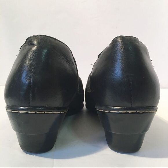 I Love Comfort  black leather/fabric shoes size 7 - Picture 4 of 8